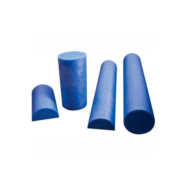 Fabrication Enterprises CanDo Blue PE Foam Roller, Half-Round, 6" Dia. x 36"L 30-2152 - main